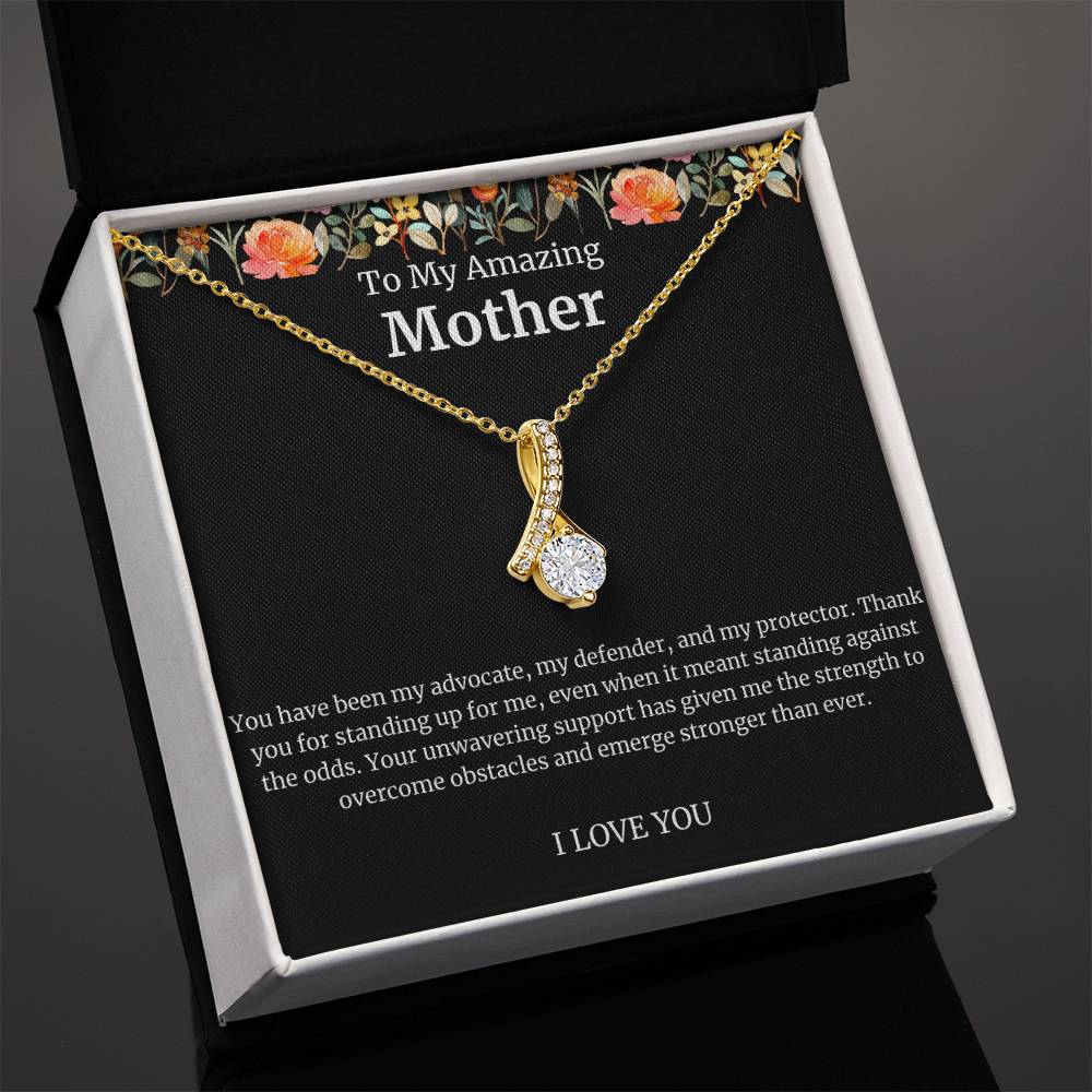 To My Amazing Mother Alluring Beauty Necklace