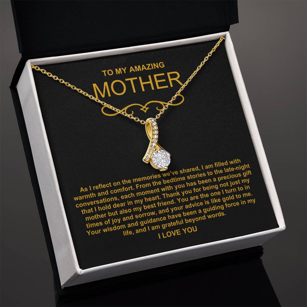 To My Amazing Mother Necklace