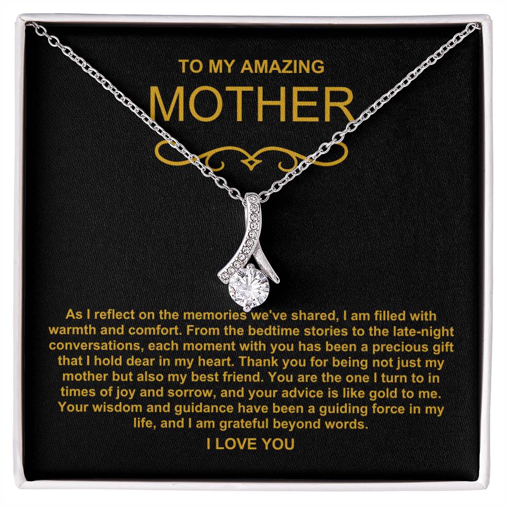 To My Amazing Mother Necklace