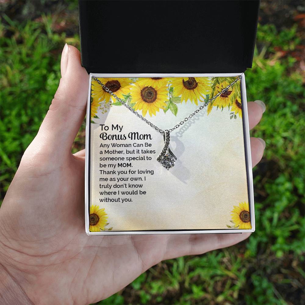 To My Bonus Mom Necklace