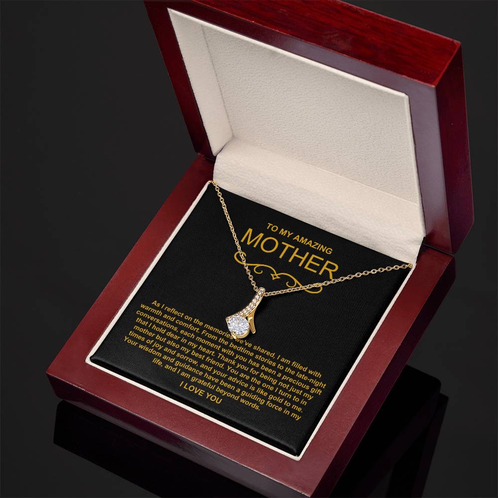 To My Amazing Mother Necklace