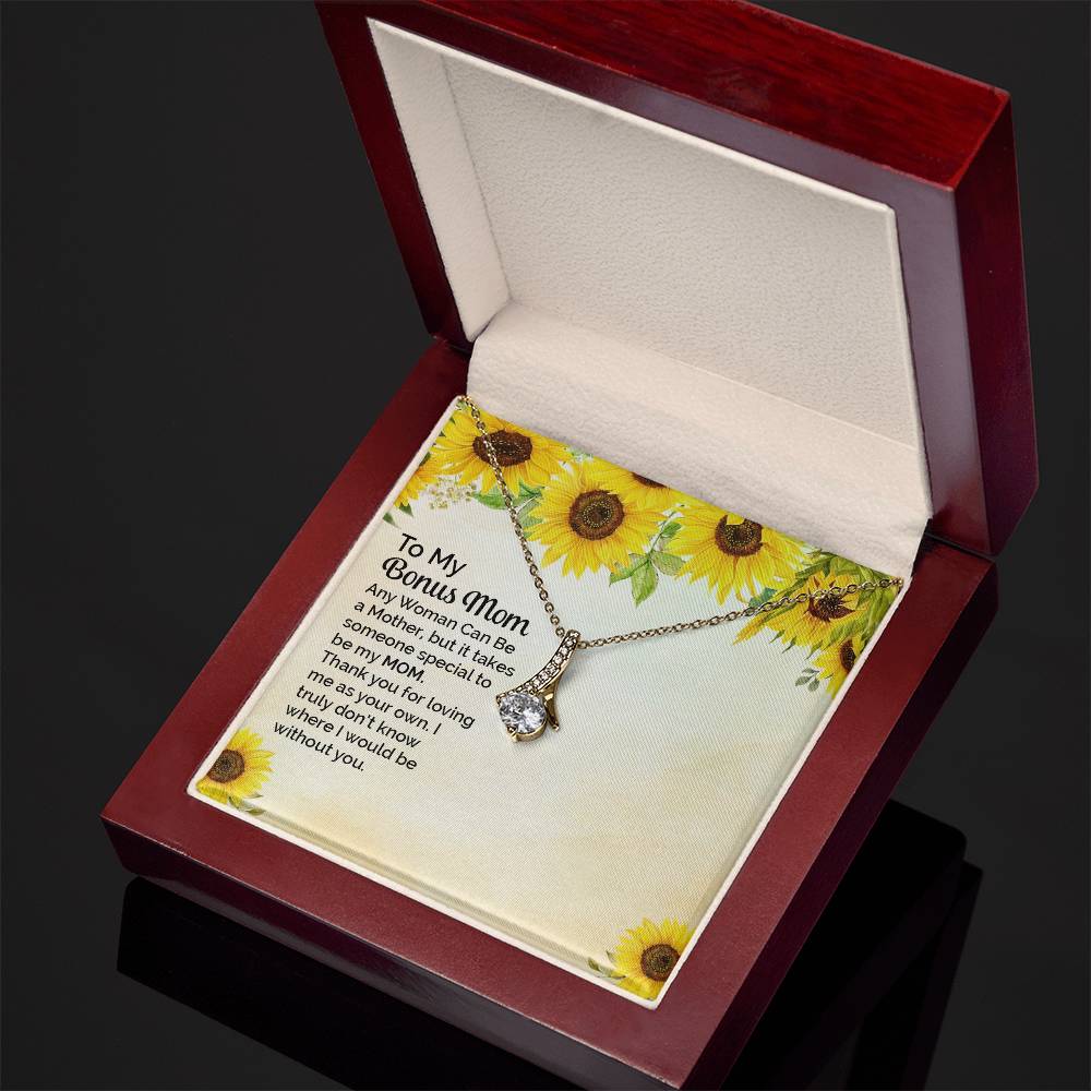 To My Bonus Mom Necklace