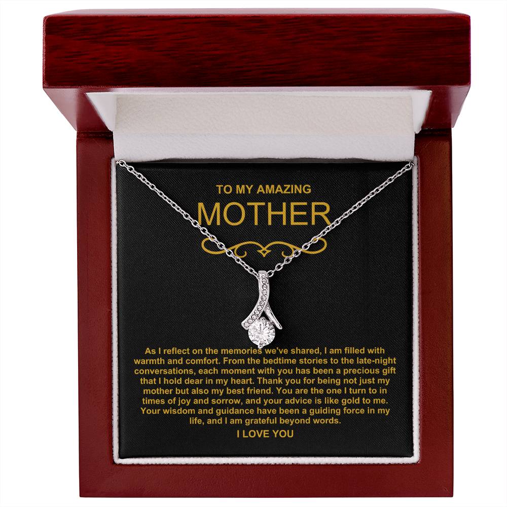 To My Amazing Mother Necklace