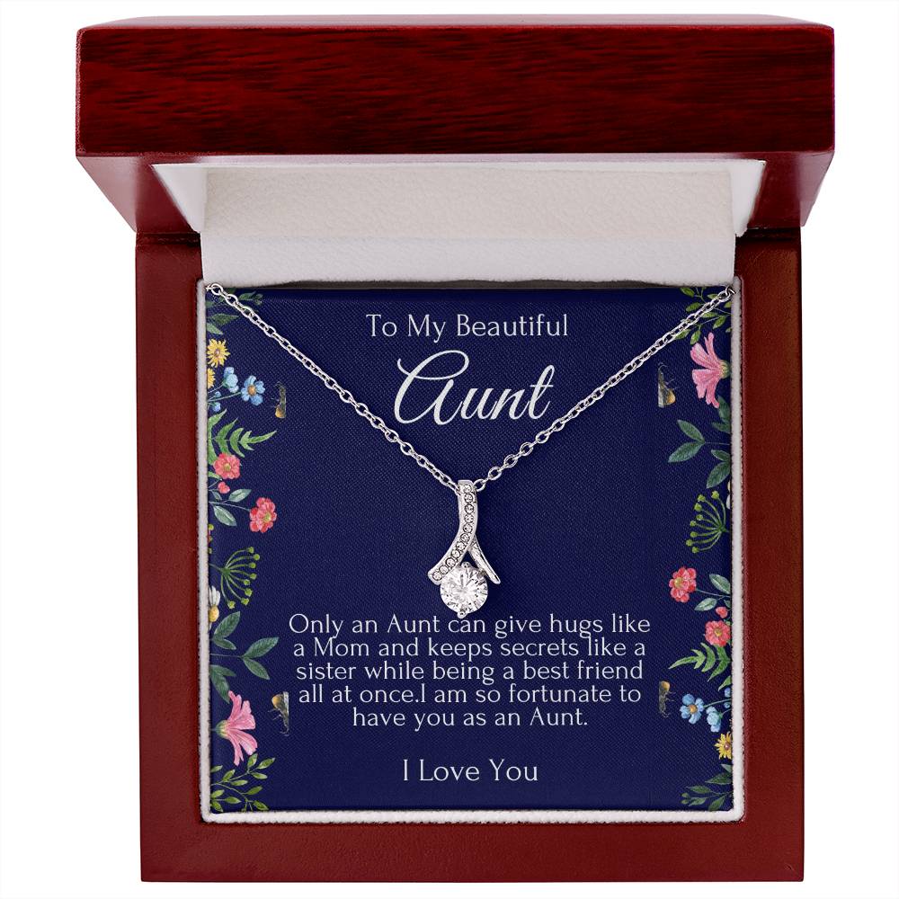 To My Beautiful Aunt Necklace