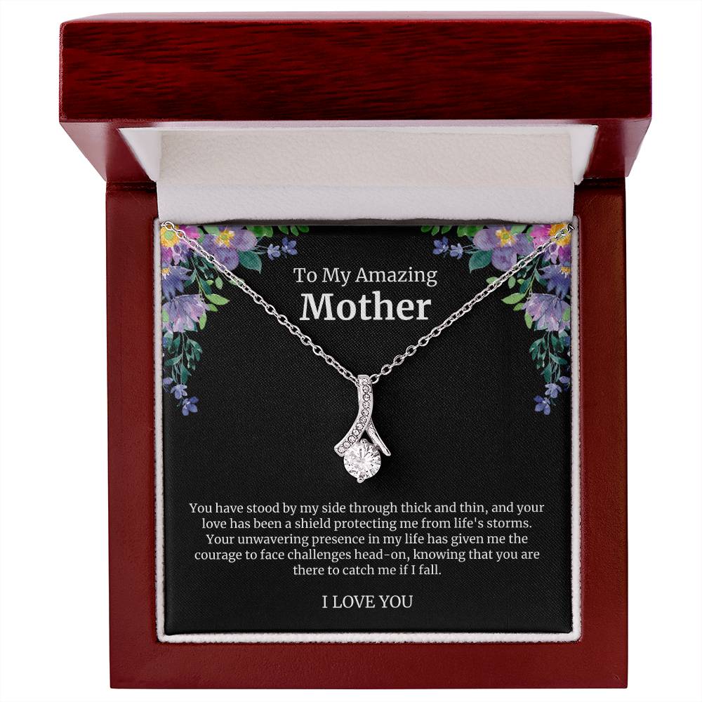 To My Amazing Mother Alluring Beauty Necklace