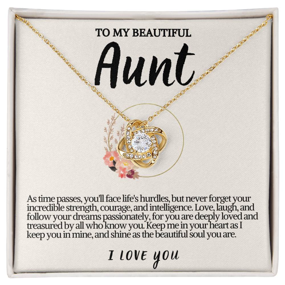 Aunt Love knot Necklace