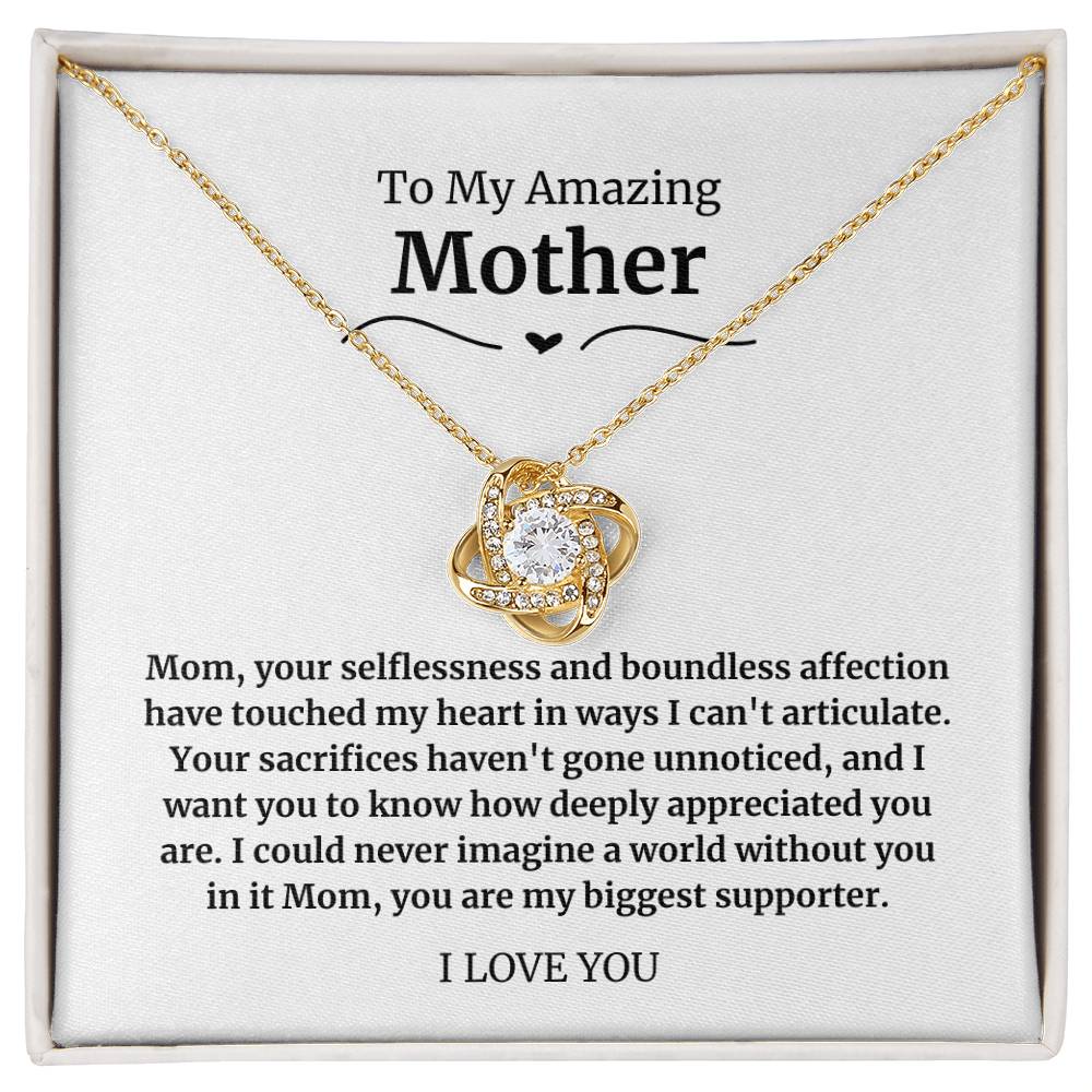 36 To My Amazing Mother Necklace