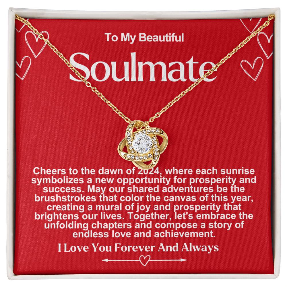 Soulmate New Year Love Knot Necklace