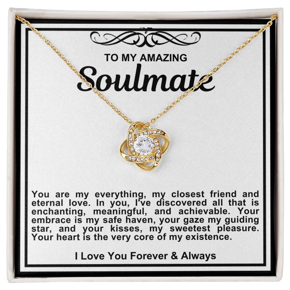 Soulmate Love Knot Necklace- You Are My Everything