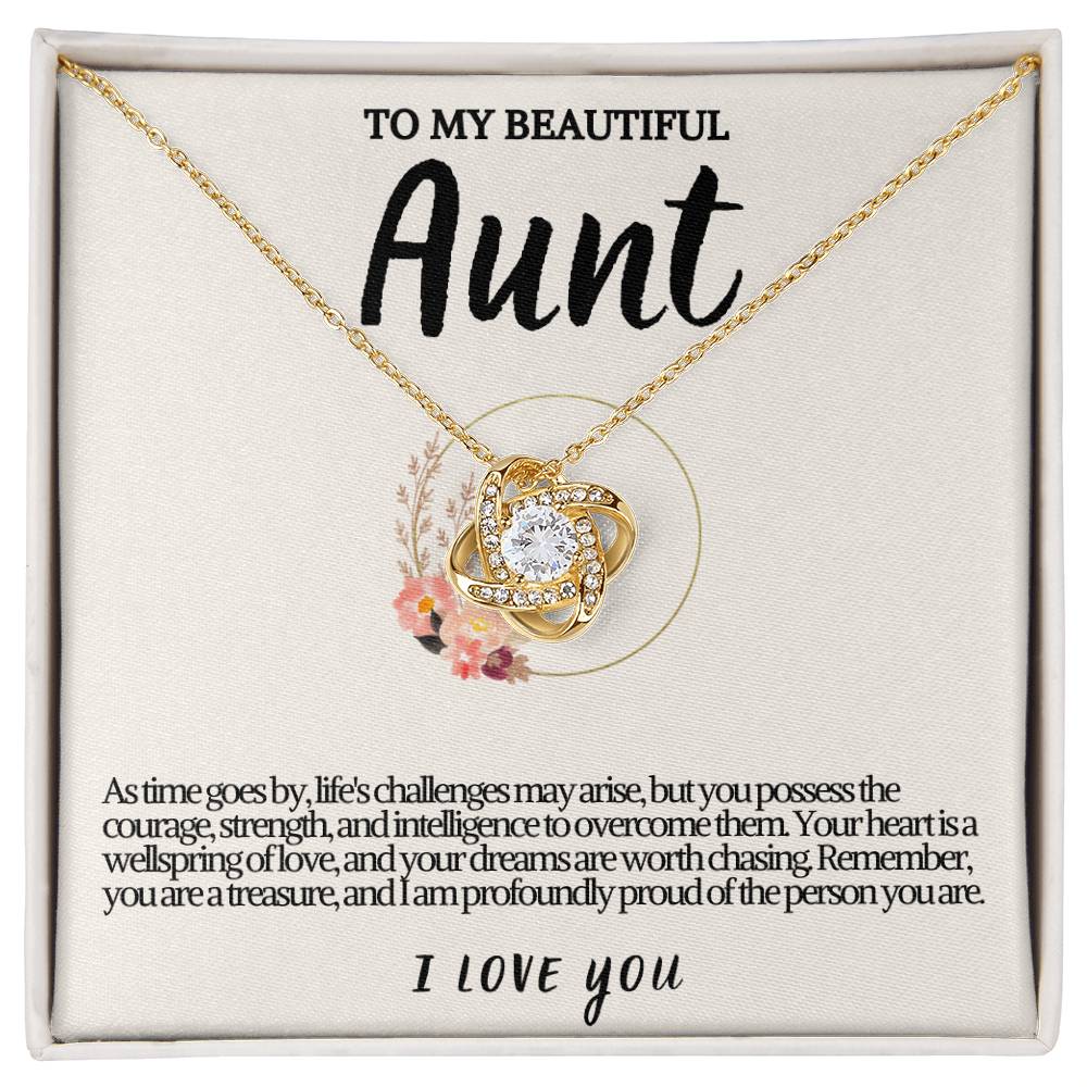 Aunt Love knot Necklace