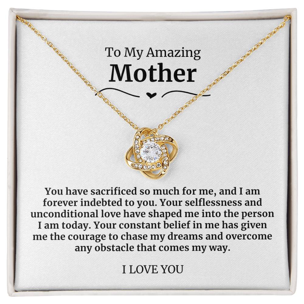 41 To My Amazing Mother Necklace