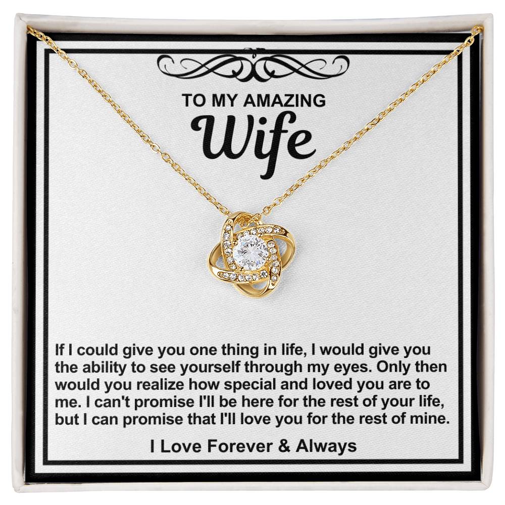Wife Love Knot Necklace