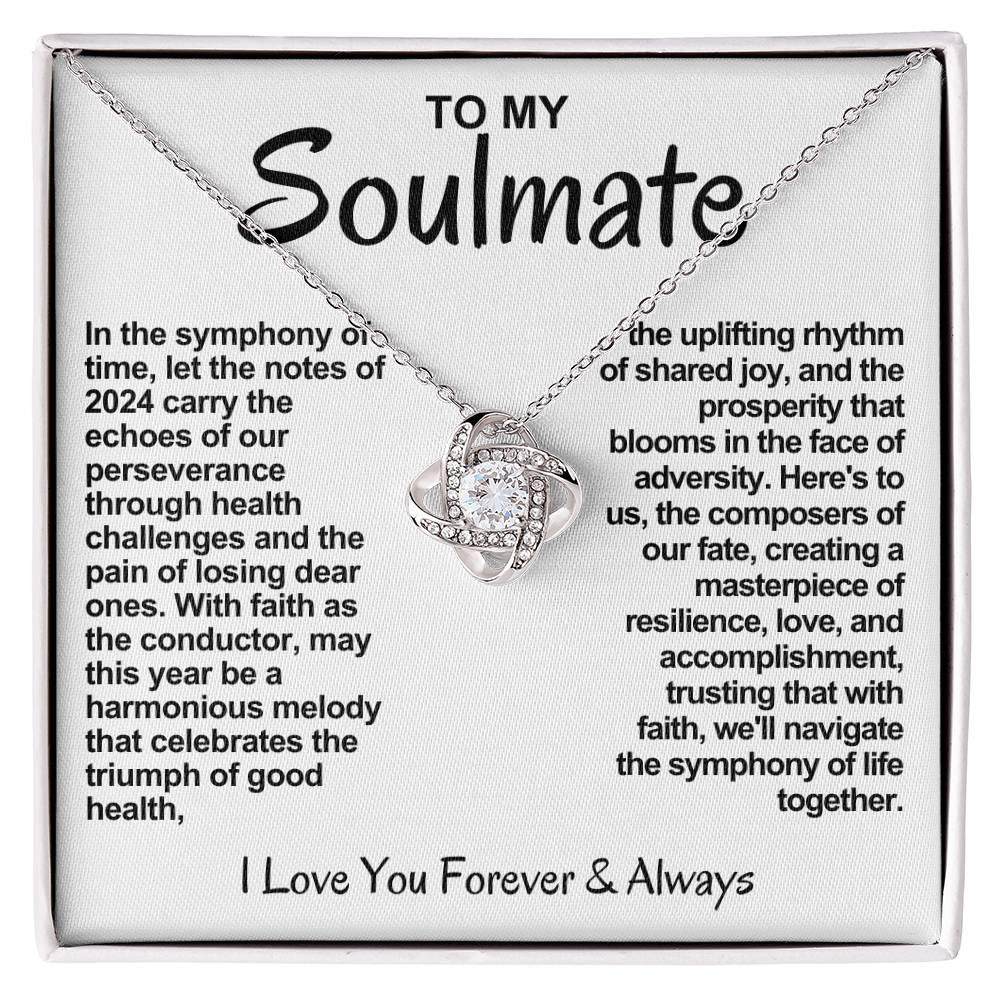 Soulmate Love Knot Necklace-The Composers of Our Fate