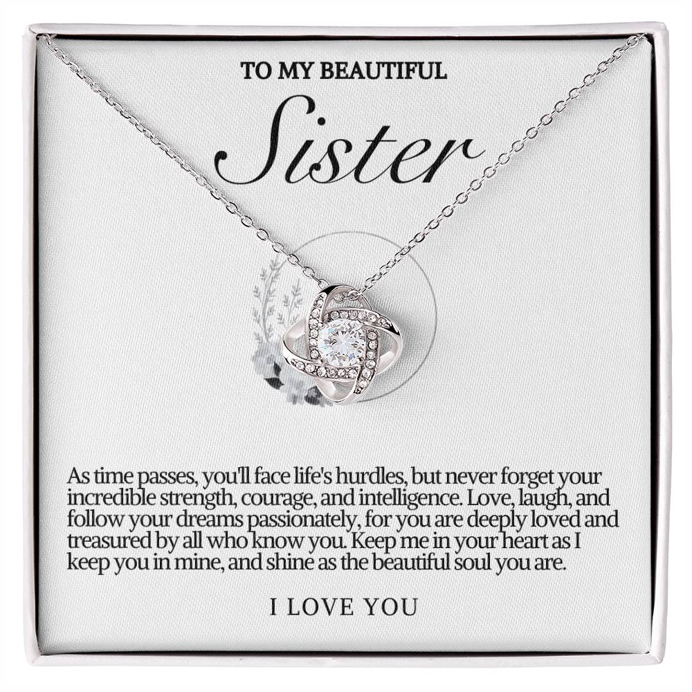 Sister Love Knot Necklace