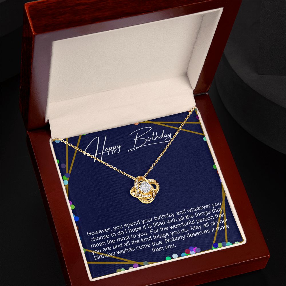 Happy Birthday Necklace