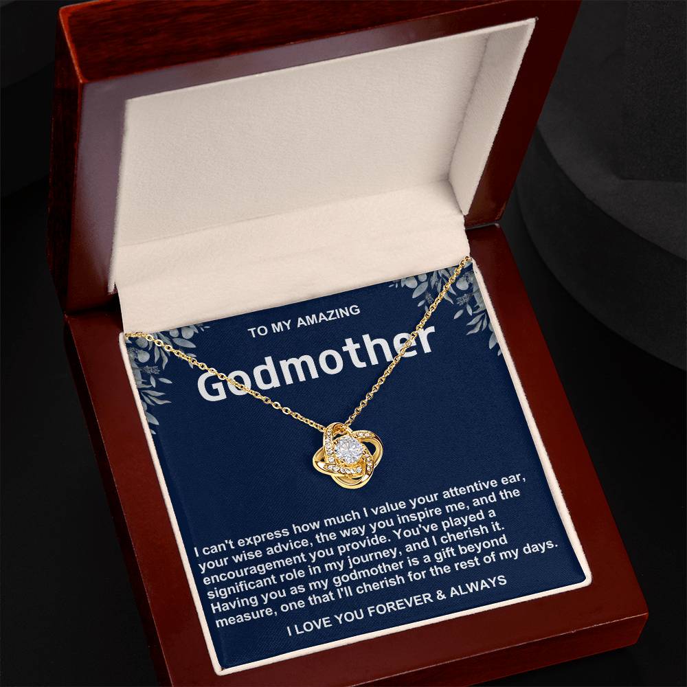 Godmother Love Knot Necklace