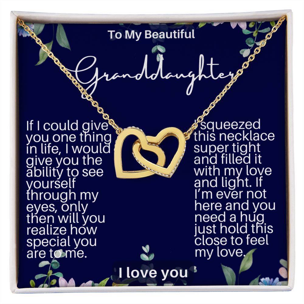 Granddaughter Hearts Necklace