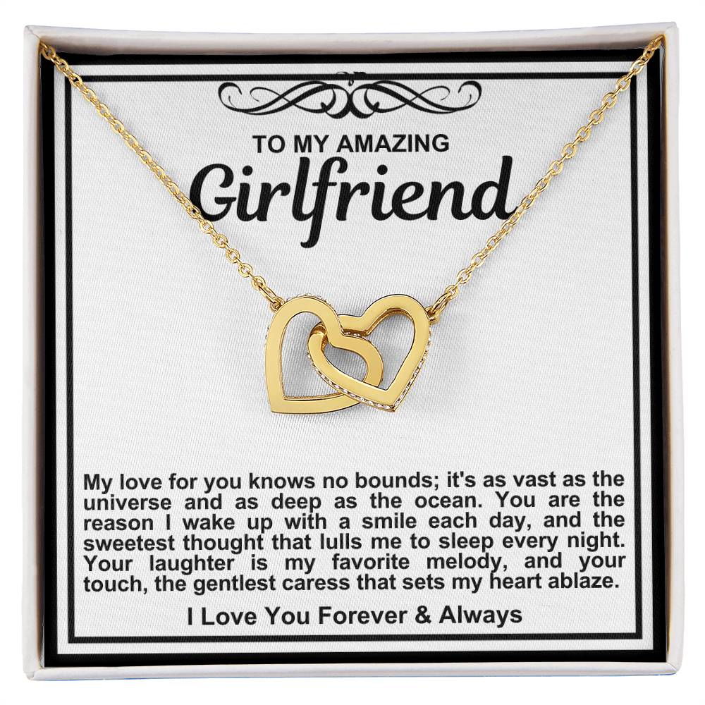 Girlfriend Double Hearts Necklace