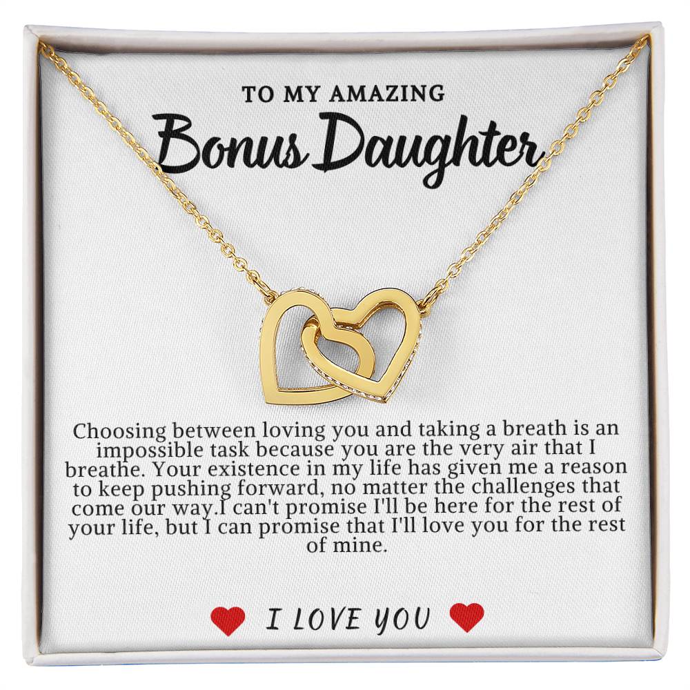 Bonus Daughter Hearts Necklace