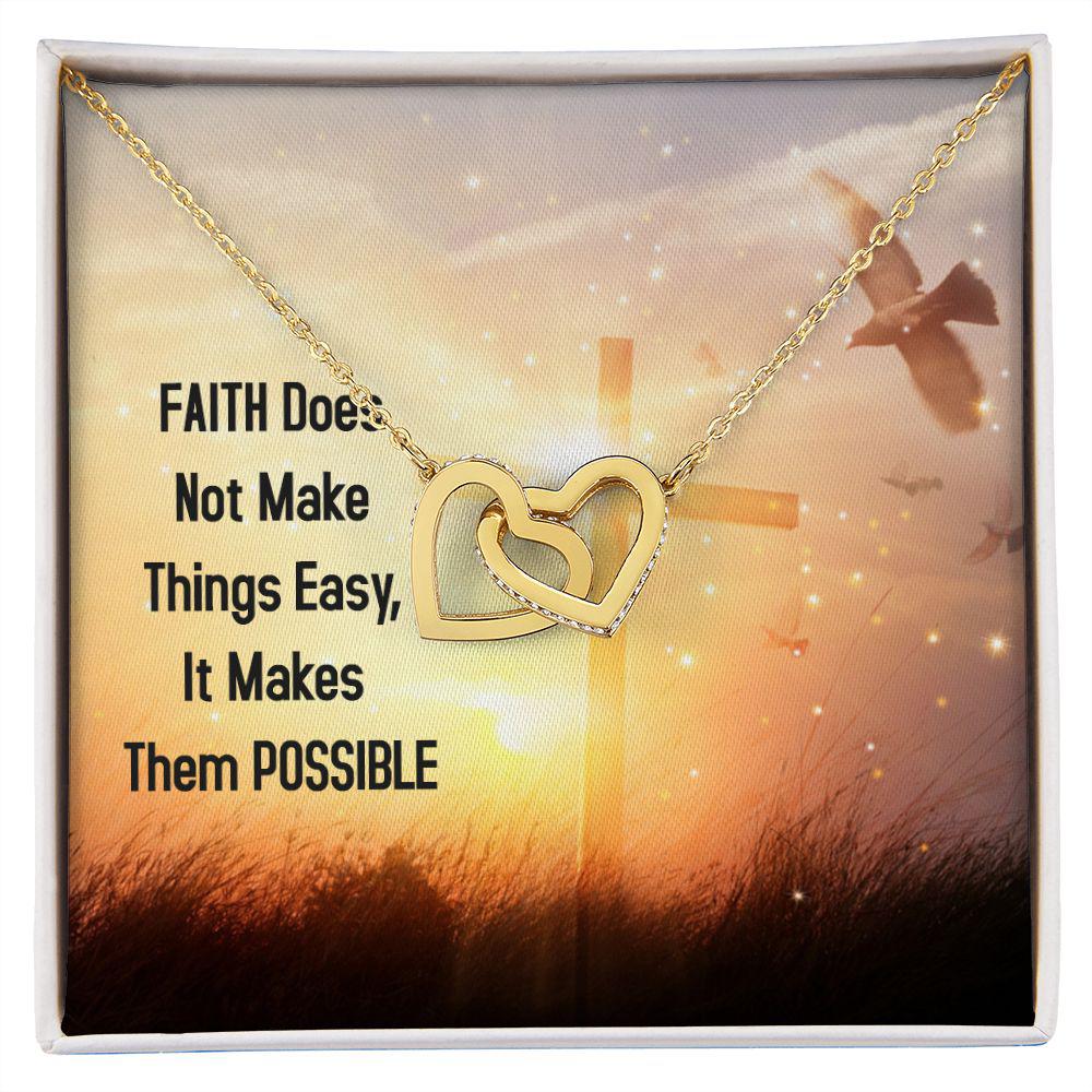 Faith Hearts Necklace