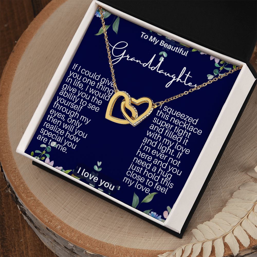 Granddaughter Hearts Necklace