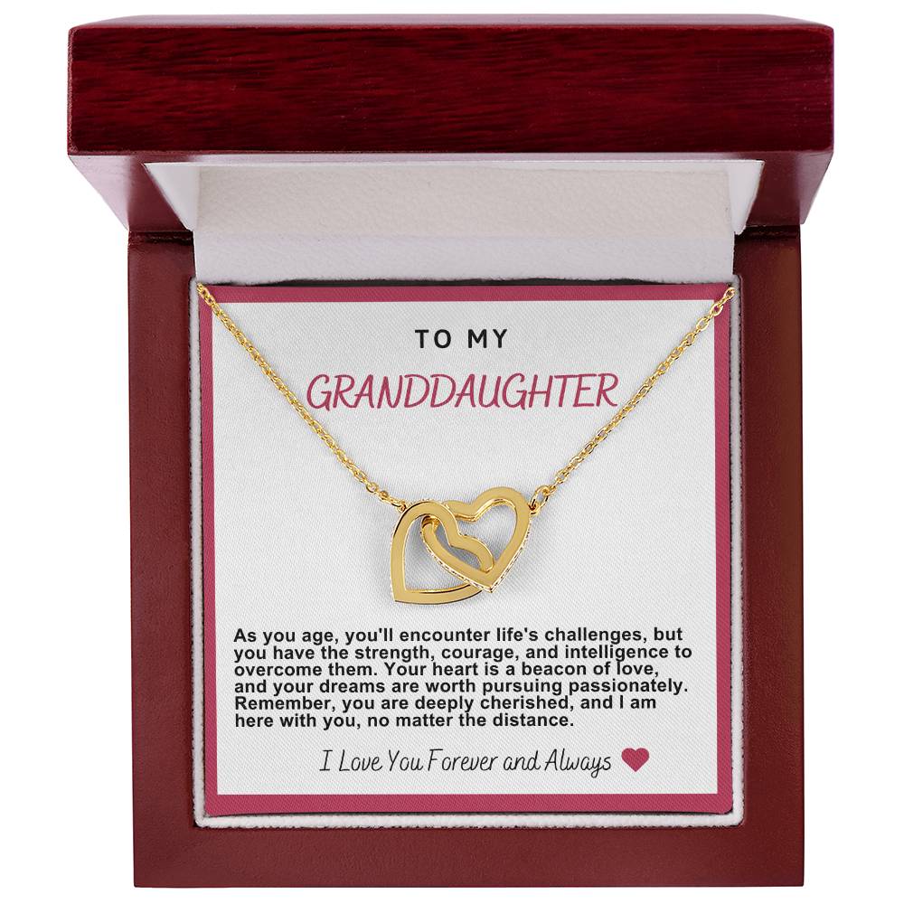Granddaughter Hearts Necklace