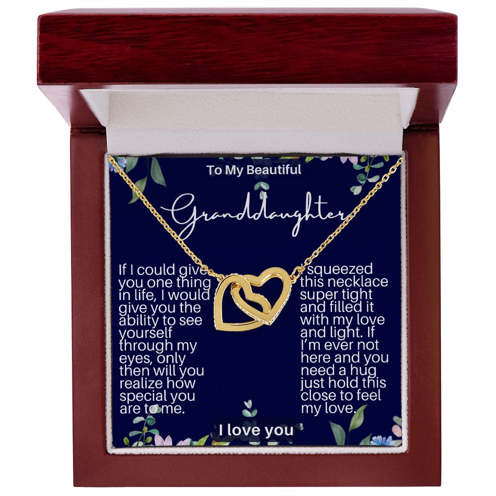 Granddaughter Hearts Necklace
