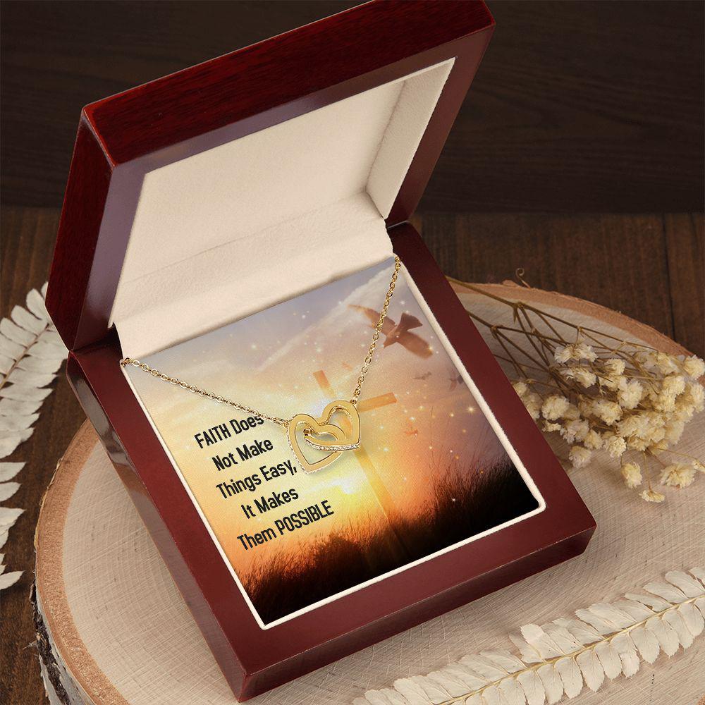 Faith Hearts Necklace