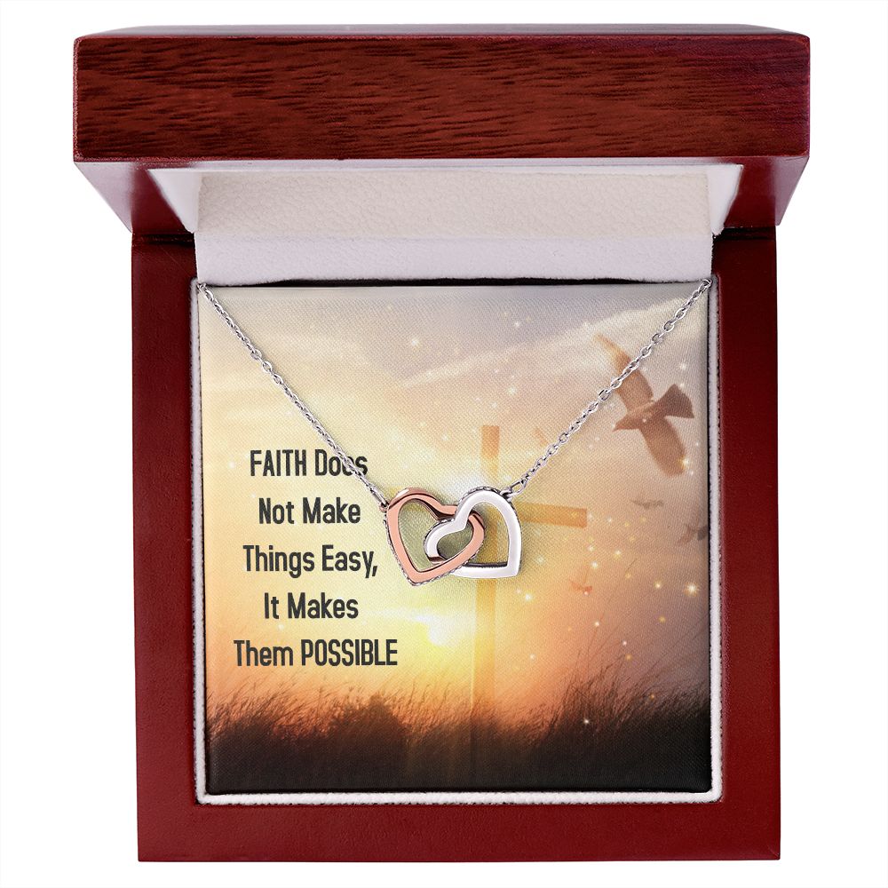 Faith Hearts Necklace