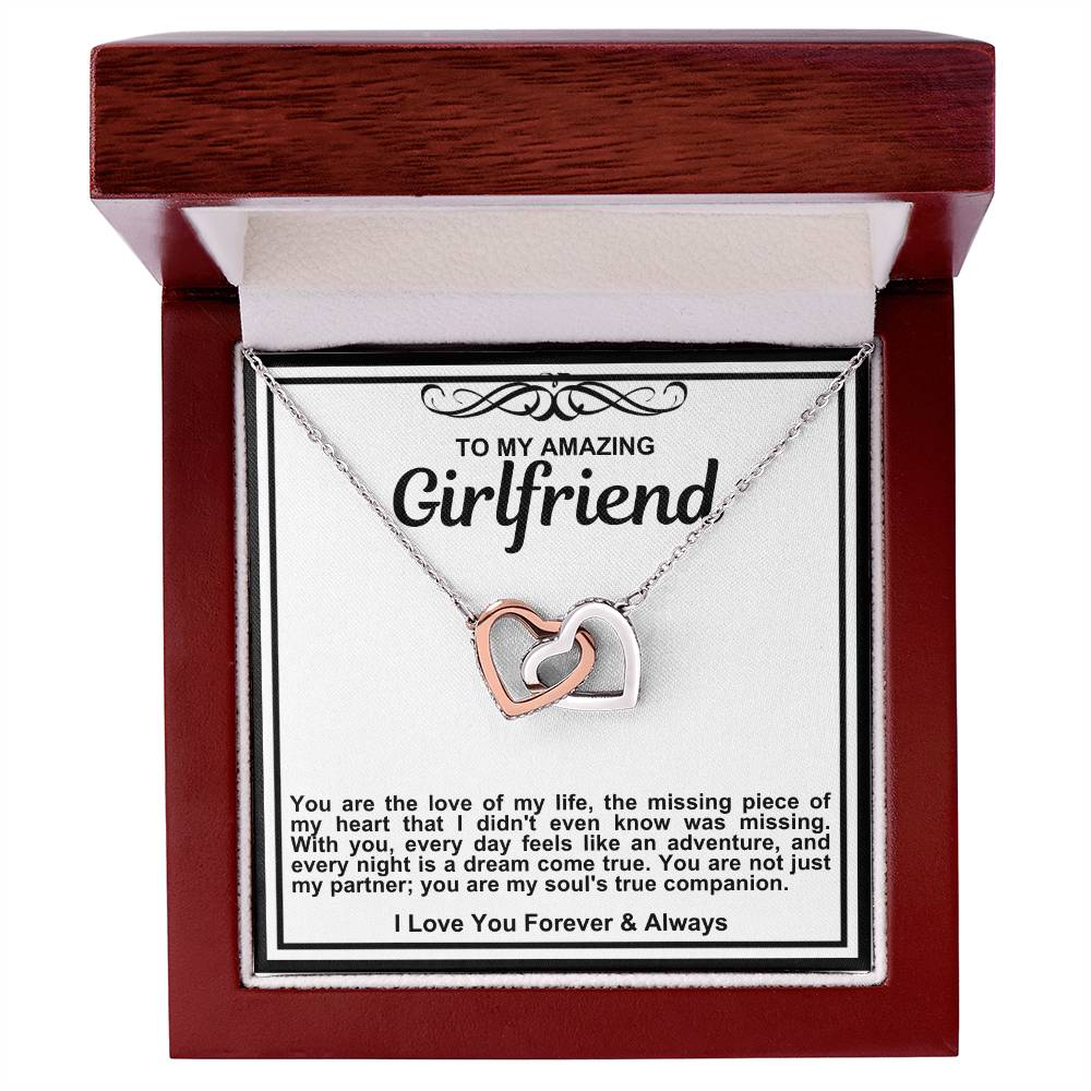Girlfriend Double Hearts Necklace