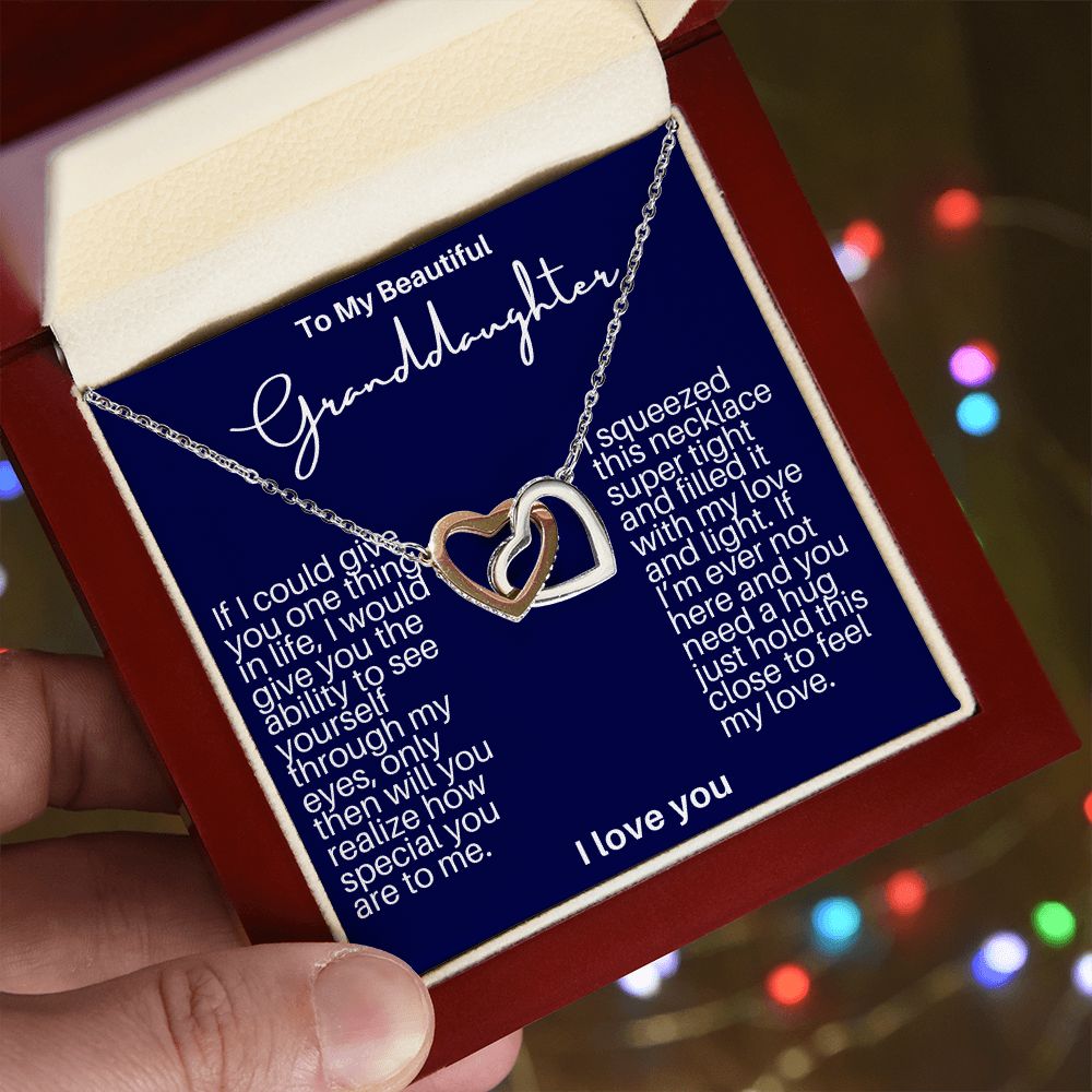Granddaughter Hearts Necklace