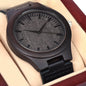 To Godson from God Parent Wooden Watch