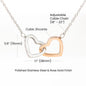 Beautiful Double Heart Necklace For You