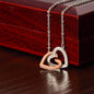 Beautiful Double Heart Necklace For You