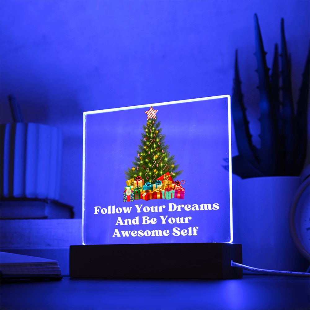 Night Light Plaque- Christmas Tree