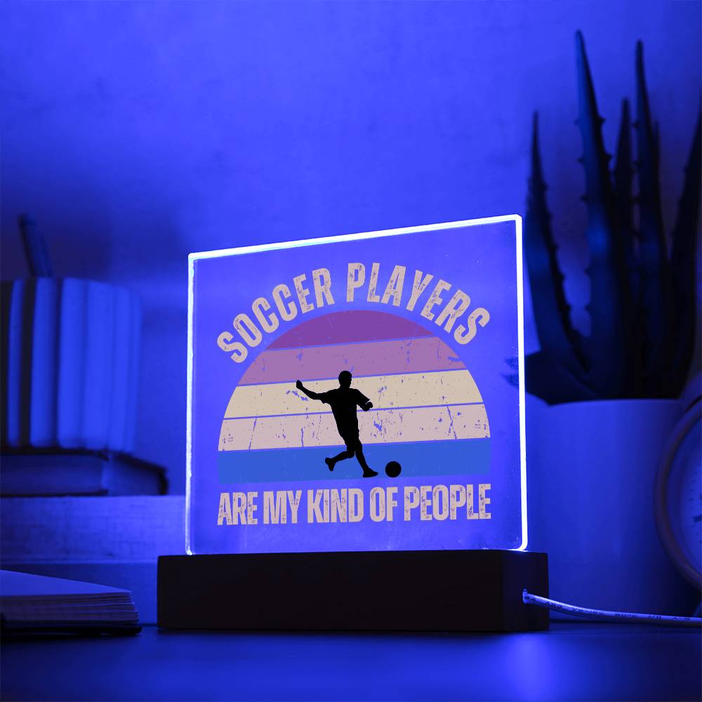 Soccer Players Plaque