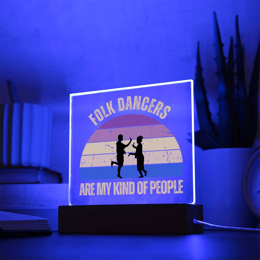 Folk Dancers Plaque