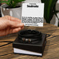 Soulmate Men's Bead Vegan Leather Bracelet