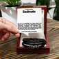 Soulmate Men's Bead Vegan Leather Bracelet