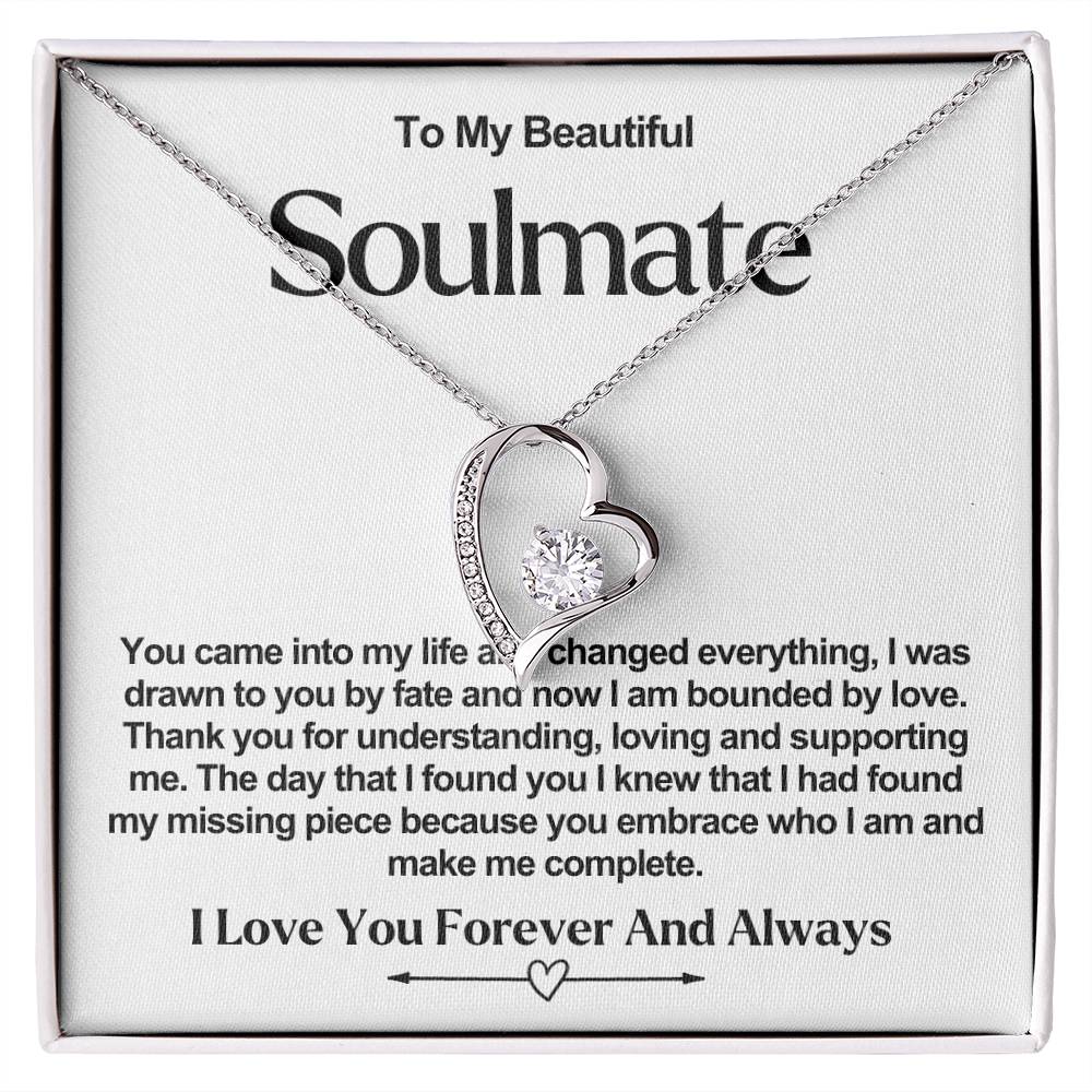 Soulmate Forever Love Heart Necklace