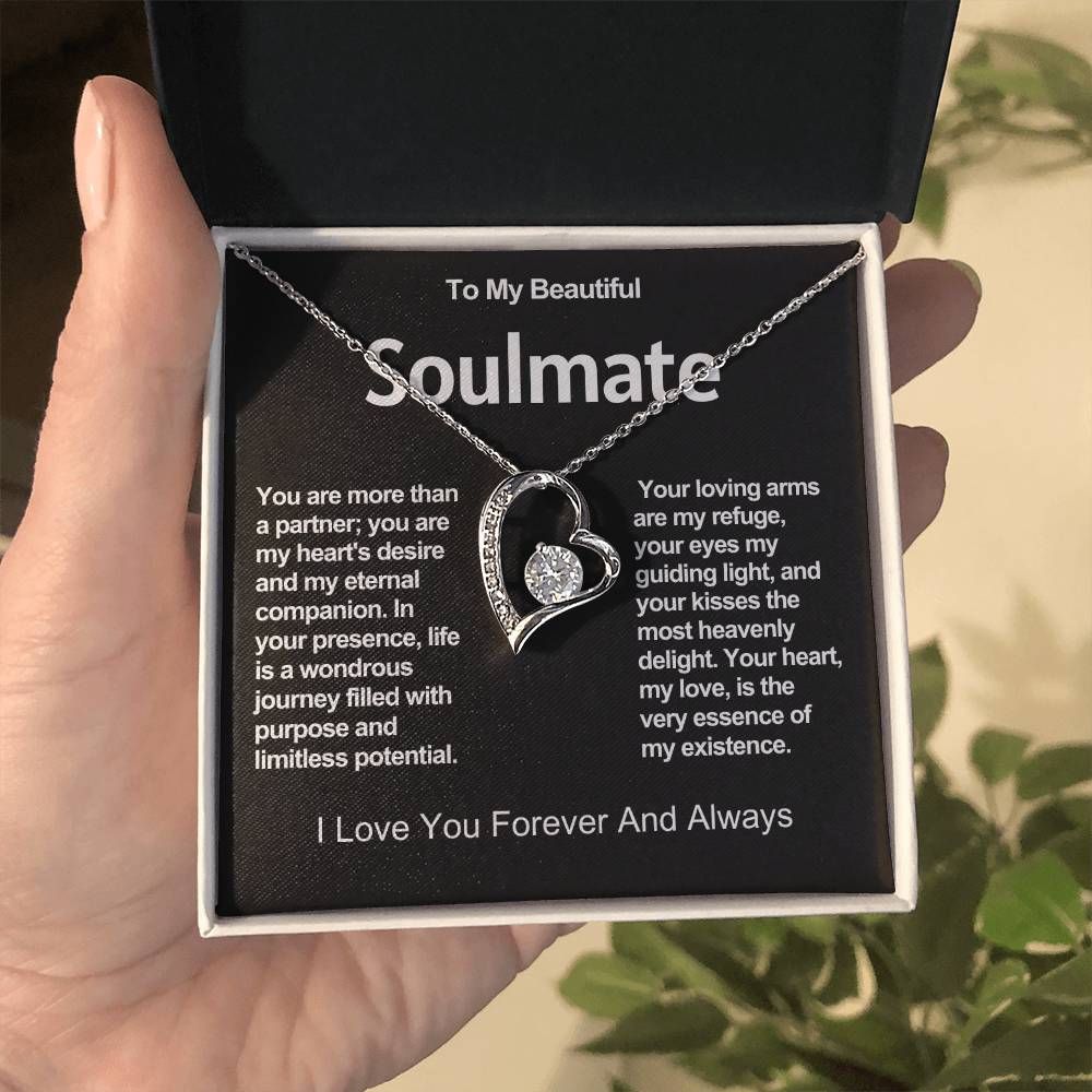 Soulmate Forever Love Heart Necklace