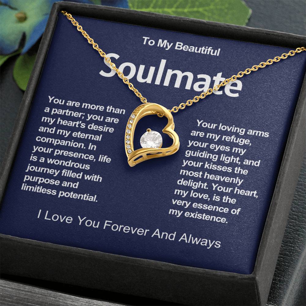 Soulmate Forever Love Heart Necklace