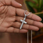 To My Beautiful Soulmate Artisan Crafted Cross Necklace