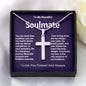 My Beautiful Soulmate Artisan Crafted Cross Necklace