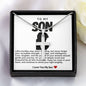 Son Prayer Stainless Steel Cross Necklace