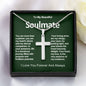 My Beautiful Soulmate Artisan Crafted Cross Necklace