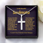 My Beautiful Soulmate Artisan Crafted Cross Necklace