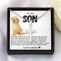 Son Stainless Steel Cross Necklace