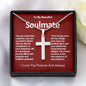 My Beautiful Soulmate Artisan Crafted Cross Necklace