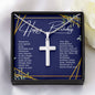 Happy Birthday Cross Necklace